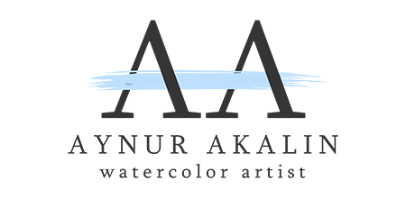Aynur Akalın Orijinal Suluboya Resim
